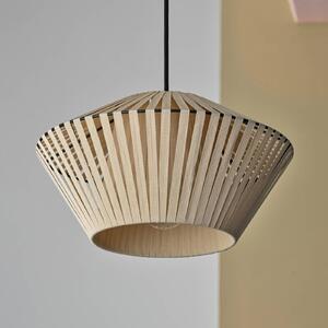 OSRAM Závěsné světlo Decor Stripes Ø 30,5 cm, béžová, textil, E27, stmívatelný, Krémová / jantar, Obývací pokoj / jídelna, Textil / tkanina / hedvábí