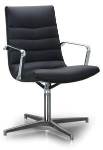 Antares Kožená konferenční židle PROKURIST, černá
