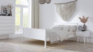 Magnat Bílá postel Leona 140 x 200 cm