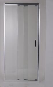 Sprchové dveře do niky 3-dílné CUNTIS - chrom