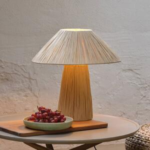 OSRAM Stolní lampa Decor Bamboo Paper Hut, bambus, E27, Hnědá / rez, Obývací pokoj / jídelna, Bambus, Venkovský / rustikální