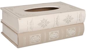 Box na papírové kapesníčky kniha - 27*16*10 cm