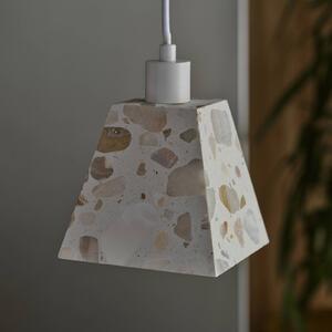 OSRAM Závěsné světlo Decor Gleam Weight, Terrazzo, béžová, E14, stmívatelný, Obývací pokoj / jídelna, Kámen