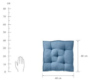 SOLID Sedák 40 x 40 cm - modrá