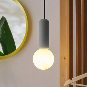 OSRAM závěsné světlo Decor Concrete Mic, šedé, beton, G9, stmívatelný, Hliník / šedá / zinek, Obývací pokoj / jídelna, Beton, Moderní