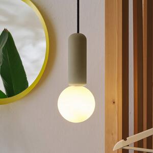 OSRAM závěsné světlo Decor Concrete Mic, béžové, beton, G9, stmívatelný, Krémová / jantar, Obývací pokoj / jídelna, Beton, Moderní