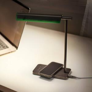 OSRAM LED stolní lampa Office Line Desk Roof černá, stmívatelné, stmívatelný, Černá, Pracovna / kancelář, kov