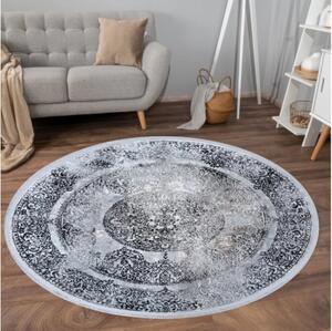 Extra hustý kusový koberec kulatý Bowi Exa EX0140-KR - průměr 120 cm