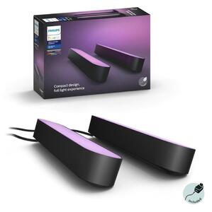 Philips - SADA 2x LED RGB Stmívatelná stolní lampa Hue PLAY DPACK WACA 6W/230V