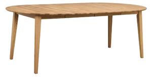 Rowico Přírodní dubový jídelní stůl Filippa 120/165 cm
