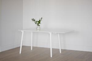 Rowico Bílý jídelní stůl Lotta 120+40 cm