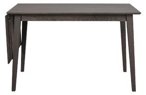 Rowico Tmavě hnědý dubový jídelní stůl Filippa 120+45 cm
