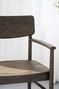 Rowico Hnědá dubová židle Maidstone
