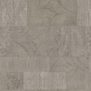 Šedá vliesová tapeta, geometrický vzor, štuk, 24429, Textum, Cristiana Masi by Parato