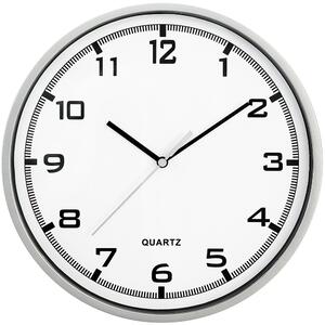 Designové plastové hodiny stříbrné MPM E01.2478