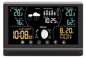 Winner Group - Meteostanice s LCD barevným displejem a budíkem 5xAAA