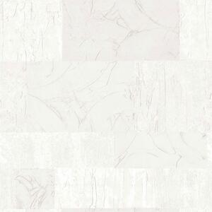 Bílá vliesová tapeta, geometrický vzor, štuk, 24420, Textum, Cristiana Masi by Parato