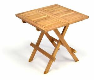 Divero 34944 Zahradní dřevěný skládací stolek výška 50 cm