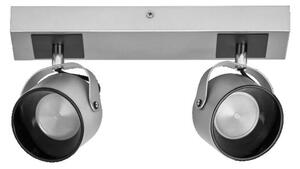 LEDVANCE LED nástěnné a stropní bodové svítidlo Jupiter stříbrné 2 spoty 4058075828223