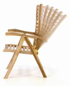 Divero 40817 Polohovatelná zahradní židle
