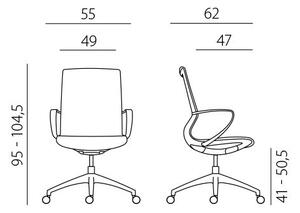 Antares Vision kancelářská židle - černá/šedá