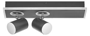 LEDVANCE LED nástěnné a stropní bodové svítidlo Mars CLICK-SELECT černé 2 spoty 4058075833814