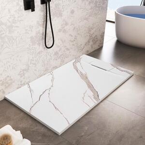 Sprchová vanička Bazalt CARRARA WHITE 90x120