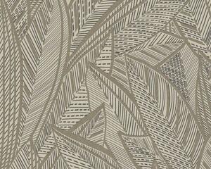 A.S. Création | Vliesová tapeta na zeď French Affair 39933-2 | 0,53 x 10,05 m | metalická, šedá, černá