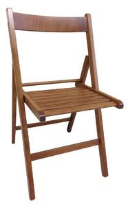 BigBuy Home skládací židle vlašský ořech - bukové dřevo 79 x 42,5 x 47,5 cm