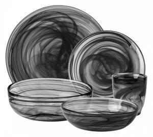 S-art - Skleněný set černý 25 ks - Elements Glass (w0067)