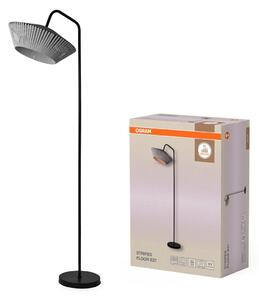 Stojací lampa Stripes, 1x E27, Tmavě šedá