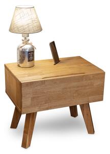 Noční stolek JESSIE (Noční stolek JESSIE z masivního dubu)