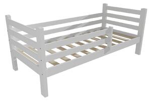 Vomaks Dětská postel M 001 NEW* se zábranou Rozměr: 90 x 160 cm, Barva: barva bílá