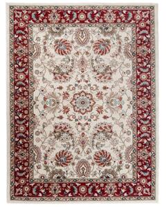 Makro Abra Kusový koberec klasický DUBAI L752B bílý červený Rozměr: 160x220 cm