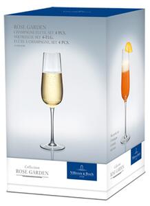 Villeroy&Boch Rose Garden sklenice na sekt, sada 4tlg. 72 mm, 120 ml
