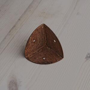 Nábytkový roh Triangle 50 mm, rezavý