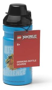 Modrá dětská lahev 390 ml Ninjago – LEGO®