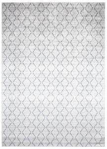 Makro Abra Kusový koberec pratelný TOSCANA 931 Geometrický pogumovaný béžový šedý Rozměr: 120x170 cm