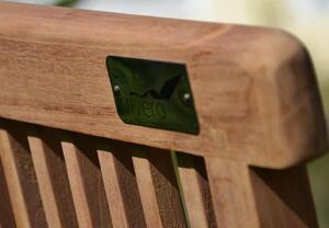 Divero 2159 Skládací židle z týkového dřeva