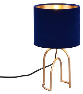 Stolní lampa Grace, Ø 18 cm, fialová/zlatá