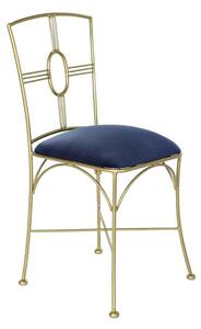 DKD Home Decor Modrozlatá jídelní židle 45 x 42 x 88,5 cm