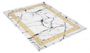 Makro Abra Kusový koberec pratelný TOSCANA 23021 Klasický Moderní pogumovaný krémový zlatý Rozměr: 80x150 cm
