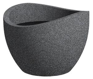 Scheurich Květináč Wave Globe (Black Granit, Ø 60 cm x 45 cm) (100206774004)