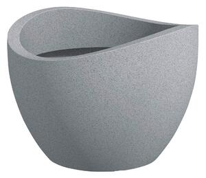 Scheurich Květináč Wave Globe (Stony Grey, Ø 40 x 30 cm) (100206774007)