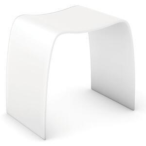 Dřevěná stolička BENTWOOD, bílá