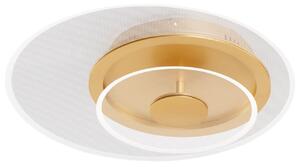 Zlaté kovové stropní LED světlo Nova Luce Copo 40 cm