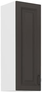 STL 30 cm skříňka horní jednodveřová STILO II (výška 90 cm) Barevné provedení STILO: Bílá / Grafit