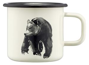 Muurla Hrnek Bear 0,37l, smalt / béžový
