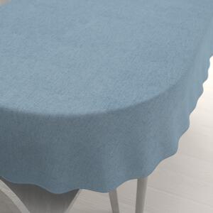 Biante Dekorační oválný ubrus BKW-210 Světle modrý žíhaný 100x140 cm