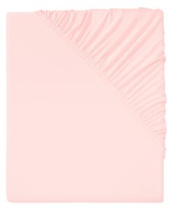 Livarno home Žerzejové napínací prostěradlo, 180-200 x 200 cm (růžová) (100387825003)
